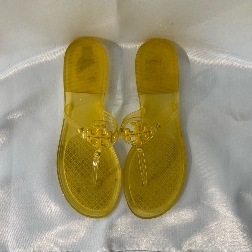 Yellow Jelly Tory Burch Sandals